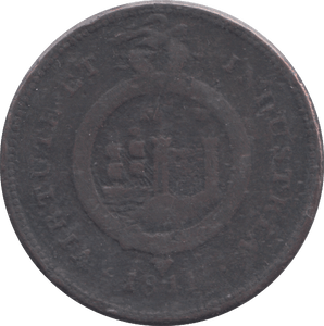 1811 SOUTH WALES TOKEN PENNY - WORLD COINS - Cambridgeshire Coins
