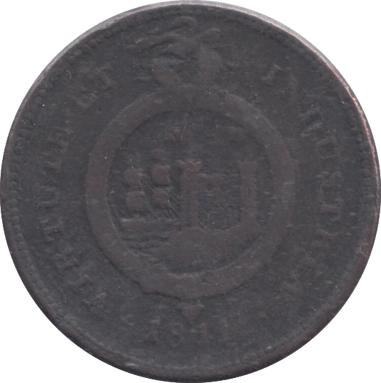1811 SOUTH WALES TOKEN PENNY - WORLD COINS - Cambridgeshire Coins
