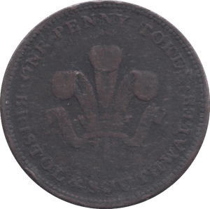 1811 SOUTH WALES TOKEN PENNY - WORLD COINS - Cambridgeshire Coins