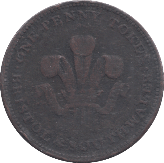 1811 SOUTH WALES TOKEN PENNY - WORLD COINS - Cambridgeshire Coins