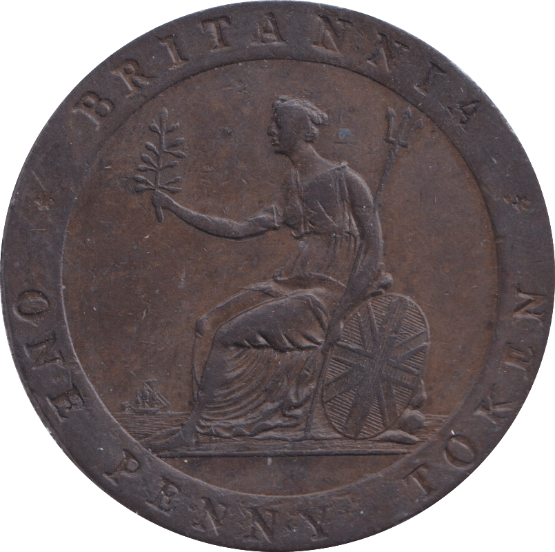 1811 STOCKTON PENNY TOKEN - PENNY TOKEN - Cambridgeshire Coins