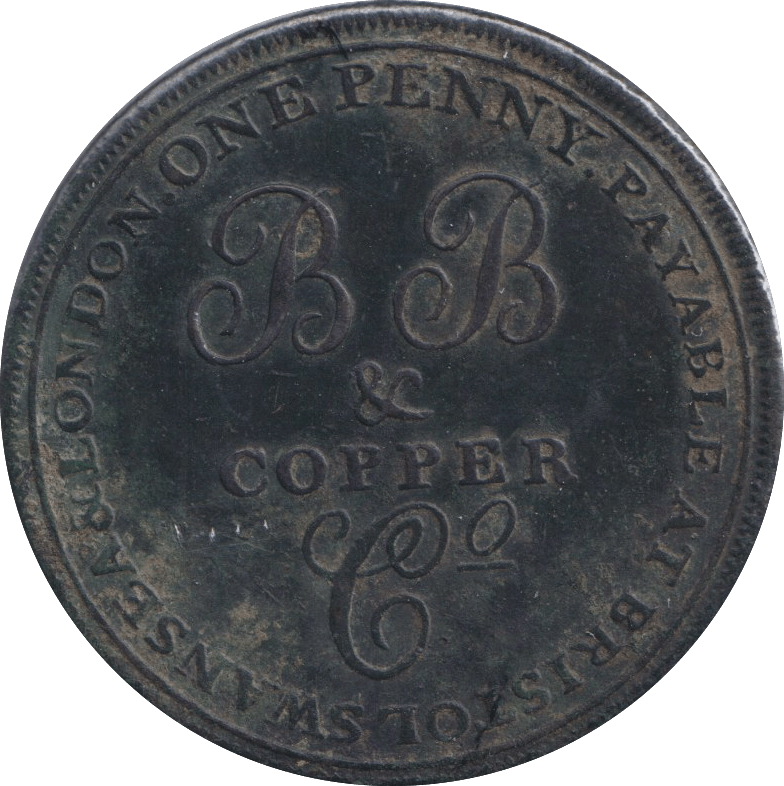 1811 SWANSEA PENNY TOKEN - PENNY TOKEN - Cambridgeshire Coins