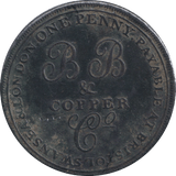 1811 SWANSEA PENNY TOKEN - PENNY TOKEN - Cambridgeshire Coins