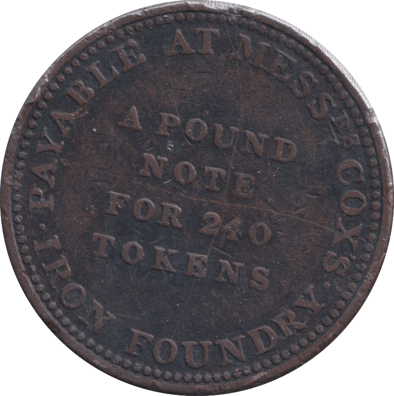 1811 TAUNTON PENNY TOKEN - PENNY TOKEN - Cambridgeshire Coins