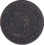 1811 TAUNTON PENNY TOKEN - PENNY TOKEN - Cambridgeshire Coins