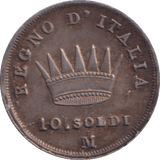 1811 TEN SOLDI NAPOLEON MILAN - WORLD COINS - Cambridgeshire Coins