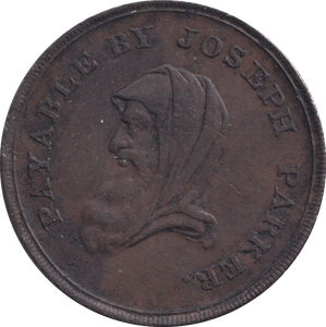 1811 WALSALL PENNY TOKEN - PENNY TOKEN - Cambridgeshire Coins