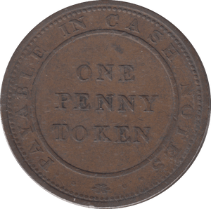 1812 BIRMINGHAM PENNY TOKEN - HALFPENNY TOKEN - Cambridgeshire Coins