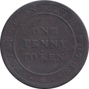 1812 BIRMINGHAM PENNY TOKEN - PENNY TOKEN - Cambridgeshire Coins