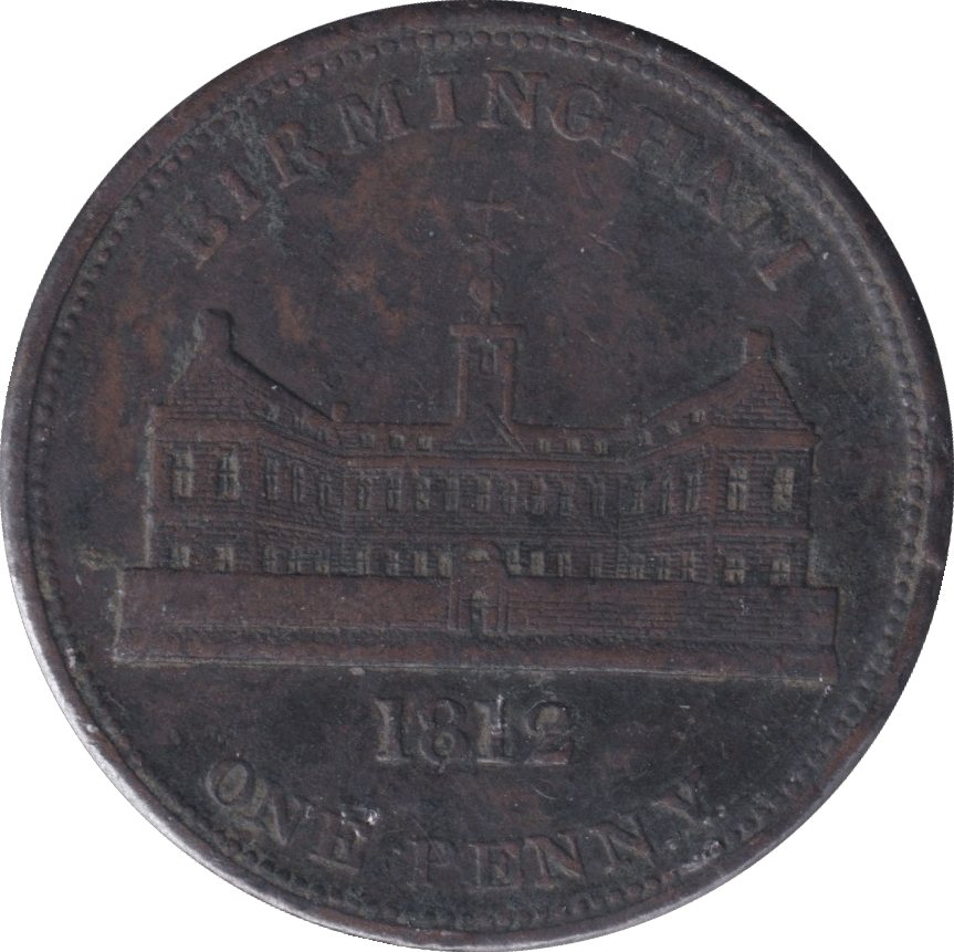 1812 BIRMINGHAM PENNY TOKEN - PENNY TOKEN - Cambridgeshire Coins
