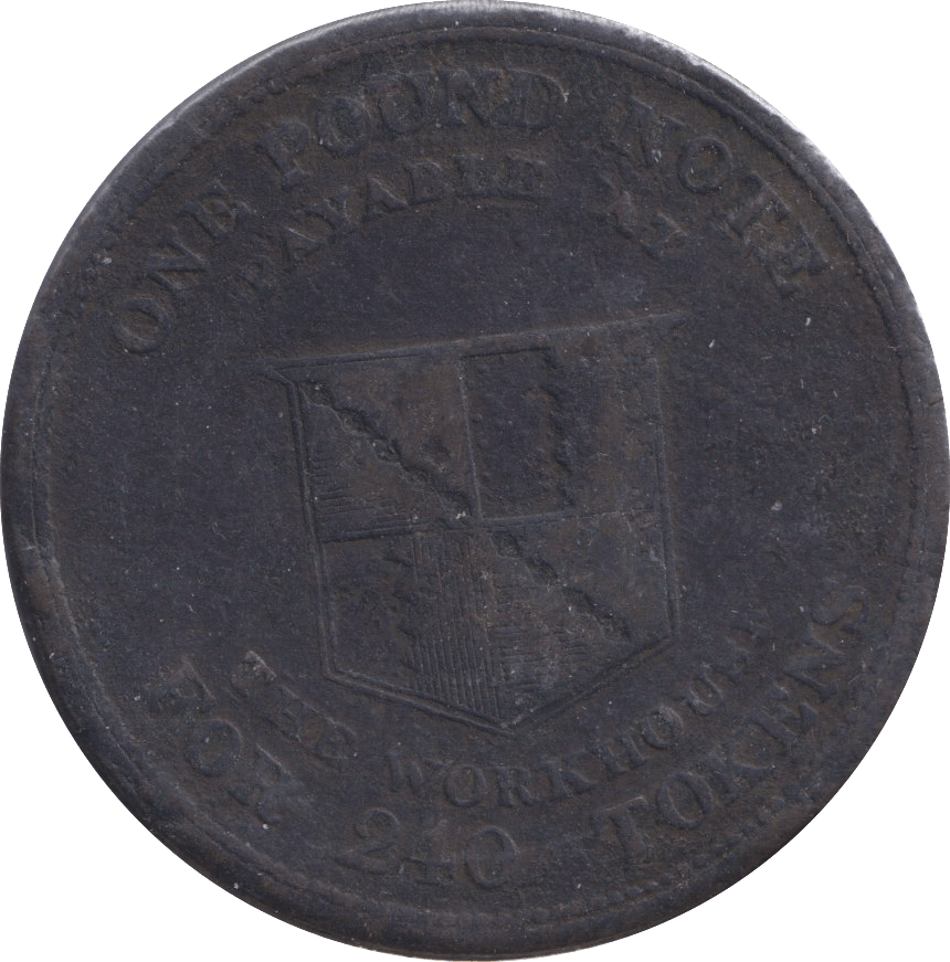 1812 BIRMINGHAM WORK HOUSE PENNY TOKEN - PENNY TOKEN - Cambridgeshire Coins