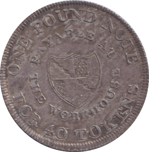 1812 BIRMINGHAM WORKHOUSE SIXPENCE TOKEN - OTHER TOKENS - Cambridgeshire Coins