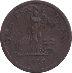 1812 GLASGOW PENNY TOKEN - PENNY TOKEN - Cambridgeshire Coins