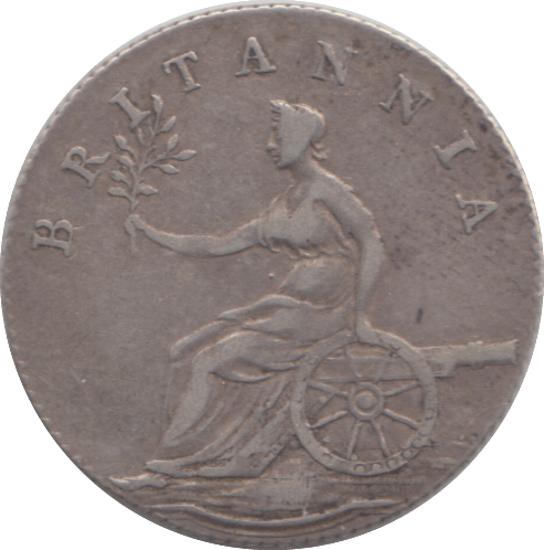 1812 LINCOLN SILVER SIXPENCE TOKEN - OTHER TOKENS - Cambridgeshire Coins