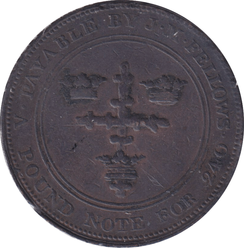 1812 NOTTINGHAM PENNY TOKEN - PENNY TOKEN - Cambridgeshire Coins