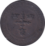 1812 NOTTINGHAM PENNY TOKEN - PENNY TOKEN - Cambridgeshire Coins