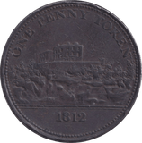 1812 NOTTINGHAM PENNY TOKEN - PENNY TOKEN - Cambridgeshire Coins