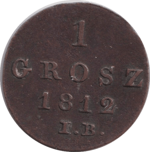 1812 ONE CROSZ - WORLD COINS - Cambridgeshire Coins
