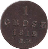 1812 ONE CROSZ - WORLD COINS - Cambridgeshire Coins