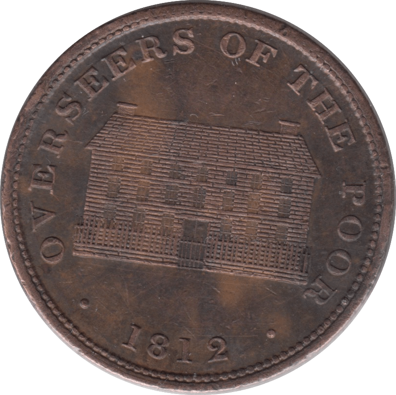1812 OVERSEERS OF THE POOR PENNY TOKEN SHEFFIELD - PENNY TOKEN - Cambridgeshire Coins