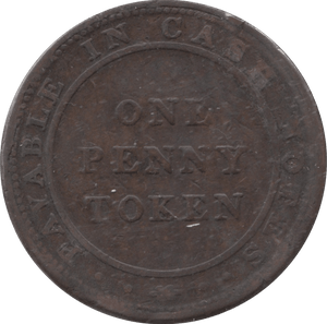 1812 PENNY TOKEN BIRMINGHAM - PENNY TOKEN - Cambridgeshire Coins
