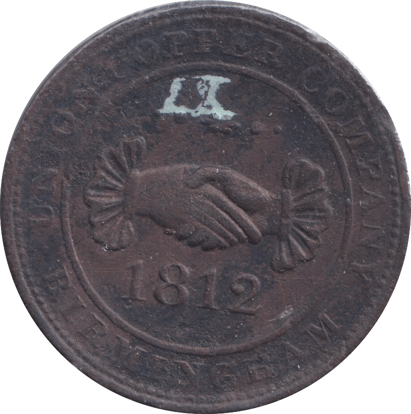 1812 PENNY TOKEN BIRMINGHAM - PENNY TOKEN - Cambridgeshire Coins