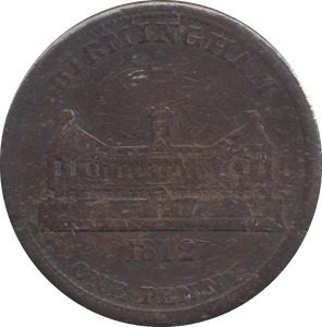 1812 PENNY TOKEN BIRMINGHAM - PENNY TOKEN - Cambridgeshire Coins