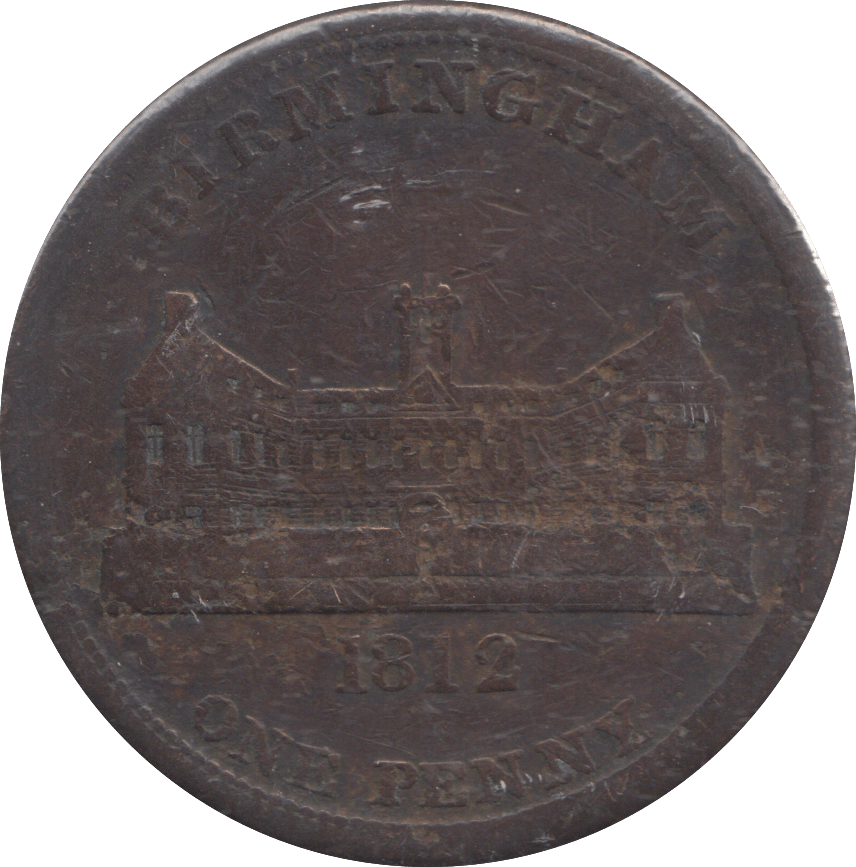 1812 PENNY TOKEN BIRMINGHAM - PENNY TOKEN - Cambridgeshire Coins