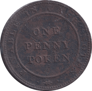 1812 PENNY TOKEN BIRMINGHAM - PENNY TOKEN - Cambridgeshire Coins