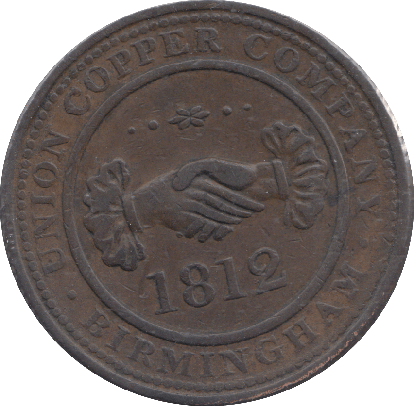 1812 PENNY TOKEN BIRMINGHAM - PENNY TOKEN - Cambridgeshire Coins