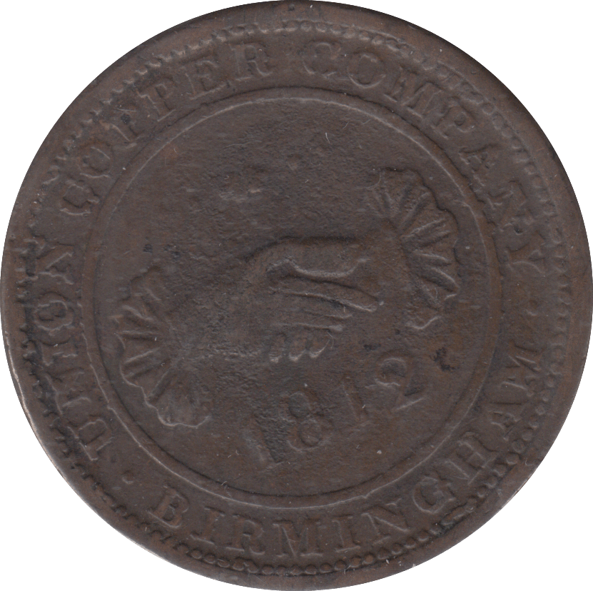 1812 PENNY TOKEN BIRMINGHAM - PENNY TOKEN - Cambridgeshire Coins