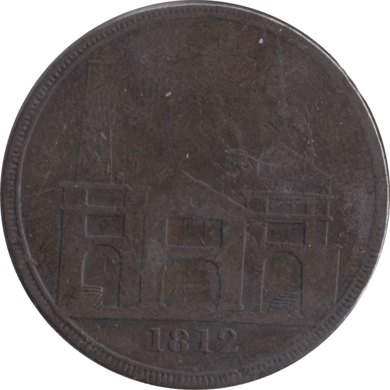 1812 PENNY TOKEN LEAD WORKS HULL - PENNY TOKEN - Cambridgeshire Coins
