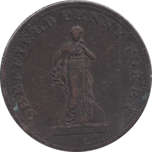1812 PENNY TOKEN SHEFFIELD - PENNY TOKEN - Cambridgeshire Coins