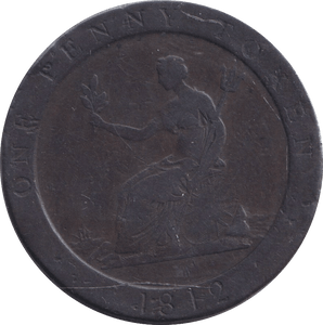 1812 PENNY TOKEN SHEFFIELD - PENNY TOKEN - Cambridgeshire Coins