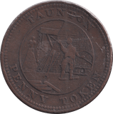 1812 PENNY TOKEN TAUNTON - PENNY TOKEN - Cambridgeshire Coins