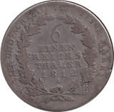 1812 SILVER COIN PRUSSIA - SILVER WORLD COINS - Cambridgeshire Coins