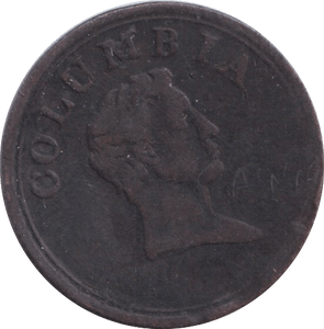 1813 COLOMBIA TOKEN CANADA - WORLD COINS - Cambridgeshire Coins