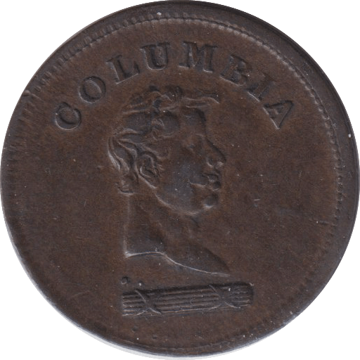1813 COLOMBIAN FARTHING - WORLD COINS - Cambridgeshire Coins