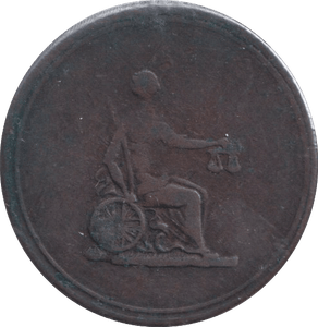 1813 COLUMBIA FARTHING TOKEN CANADA - FARTHING TOKEN - Cambridgeshire Coins