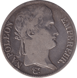 1813 FIVE FRANCS FRANCE - SILVER WORLD COINS - Cambridgeshire Coins