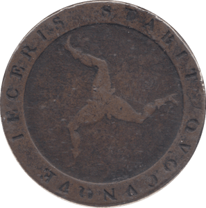 1813 HALF PENNY ISLE OF MAN - HALFPENNY - Cambridgeshire Coins