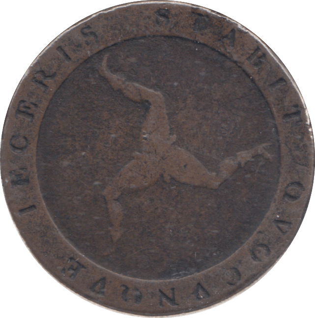 1813 HALF PENNY ISLE OF MAN - HALFPENNY - Cambridgeshire Coins