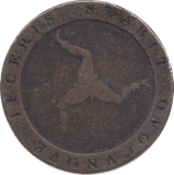 1813 HALF PENNY ISLE OF MAN - HALFPENNY - Cambridgeshire Coins