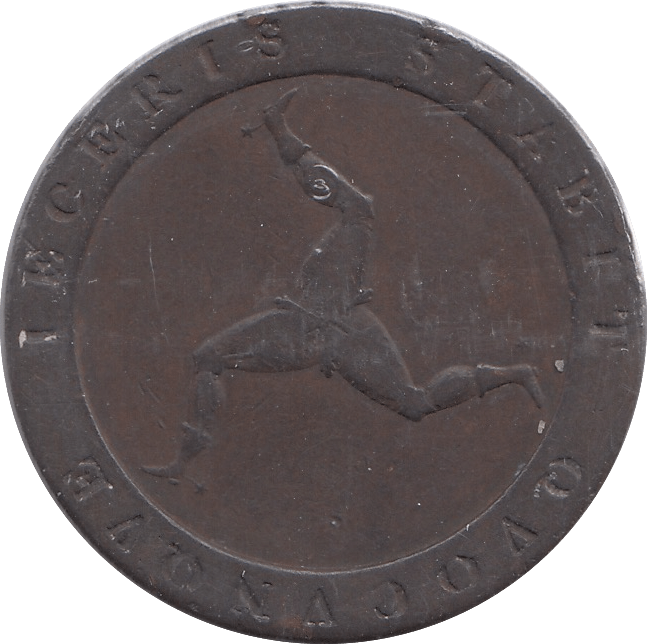 1813 HALFPENNY ISLE OF MAN - WORLD COINS - Cambridgeshire Coins