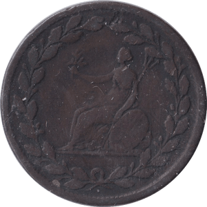 1813 HALFPENNY TOKEN WALTHAMSTOW LONDON - HALFPENNY TOKEN - Cambridgeshire Coins