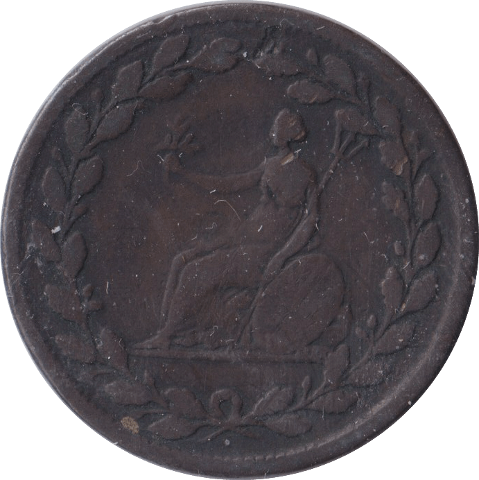 1813 HALFPENNY TOKEN WALTHAMSTOW LONDON - HALFPENNY TOKEN - Cambridgeshire Coins
