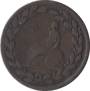 1813 HALFPENNY TOKEN WALTHAMSTOW LONDON - HALFPENNY TOKENS - Cambridgeshire Coins