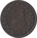 1813 HALFPENNY TOKEN WALTHAMSTOW LONDON - HALFPENNY TOKENS - Cambridgeshire Coins