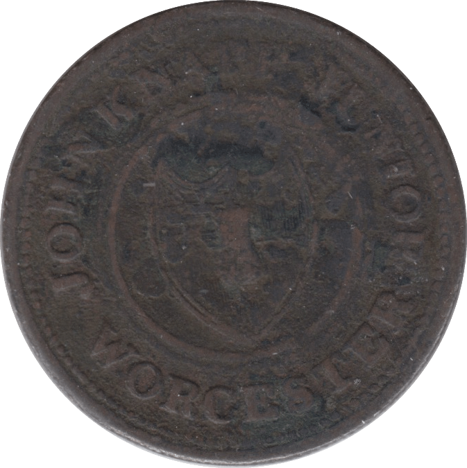 1813 HALFPENNY TOKEN WORCESTER - HALFPENNY TOKEN - Cambridgeshire Coins