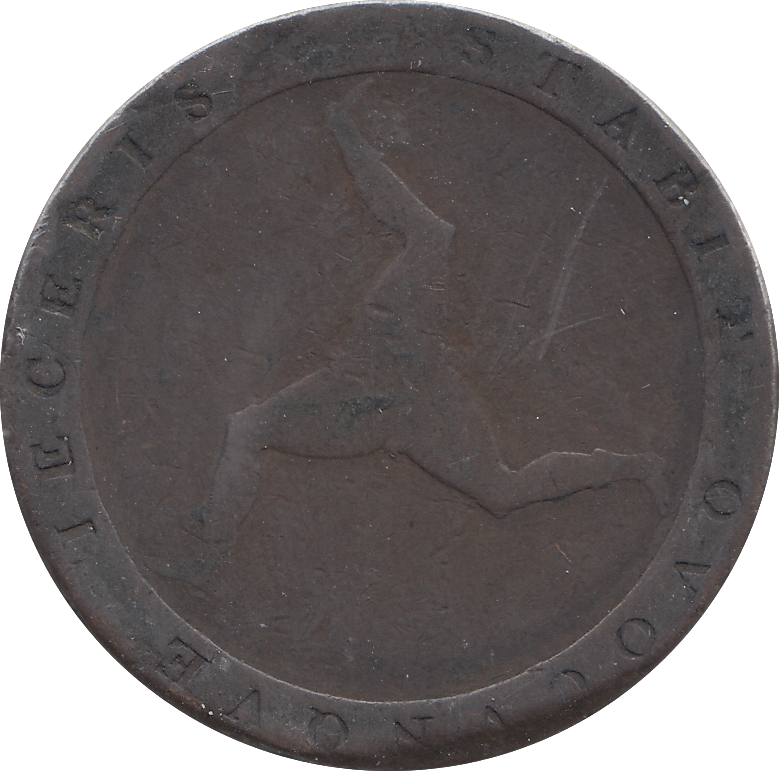 1813 PENNY ISLE OF MAN - WORLD COINS - Cambridgeshire Coins